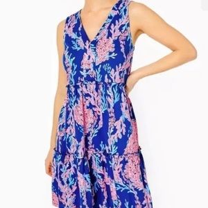 LILLY PULITZER M BOREALIS BLUE DRESS